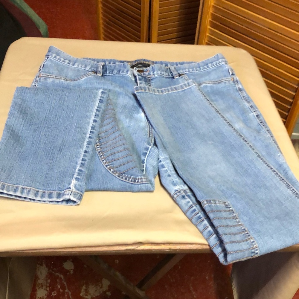 Light blue vintage jeans